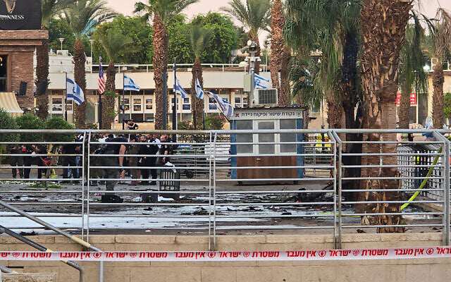 Vụ việc khiến ít nhất 20 người bị thương. Ảnh: Flash90.