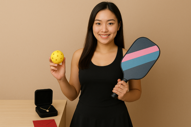 Người đẹp chi tiền như nước, bán cả vàng cưới để mua đồ chơi pickleball - 1