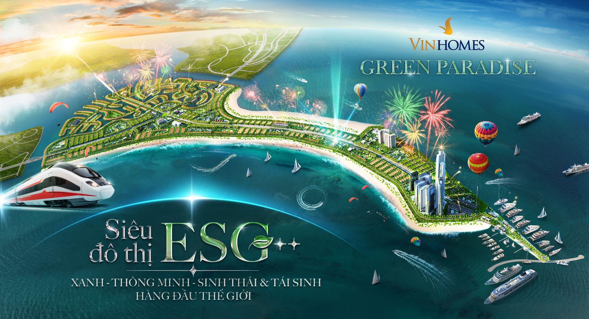 Phối cảnh và định vị siêu đô thị Vinhomes Green Paradise Cần Giờ