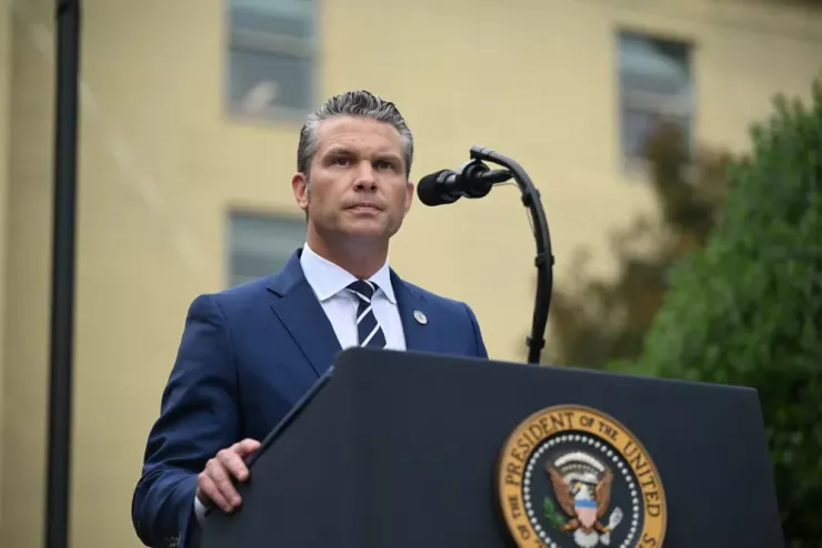 Bộ trưởng Quốc phòng Mỹ Pete Hegseth. Ảnh: THE NEW YORK TIMES