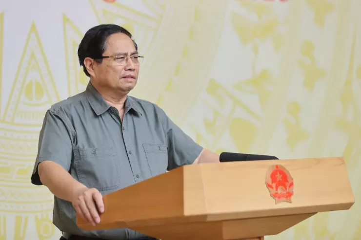 Phát biểu của Thủ tướng Phạm Minh Chính tại cuộc họp của Ban Chỉ đạo Trung ương về chính sách nhà ở và thị trường bất động sản chiều 22-9 đã nhận được sự quan tâm rất lớn của xã hội. ẢNH: VGP