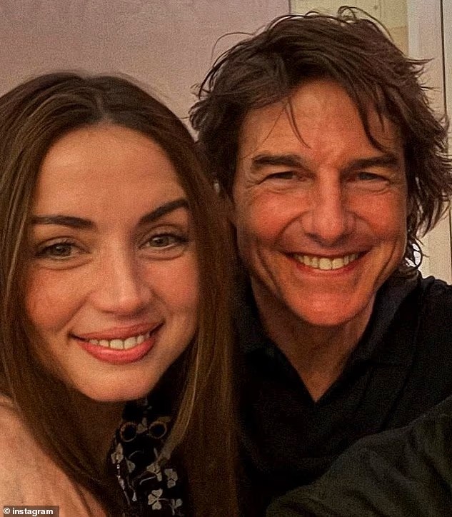 Ana và Tom Cruise. Ảnh: Daily Mail