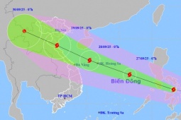Bão số 10 sẽ gây mưa cực lớn cho các tỉnh Bắc Trung Bộ