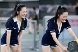 Bảo Anh khoe đôi chân dài cực phẩm khi diện quần ngắn chơi Pickleball