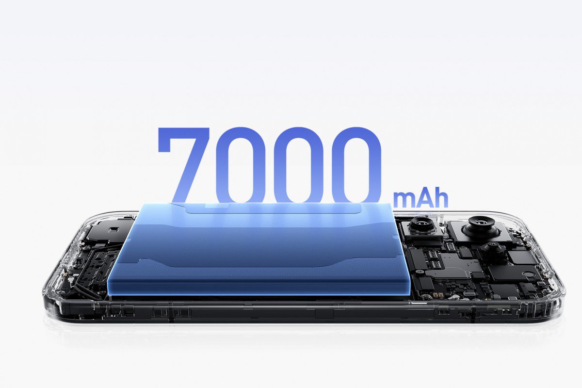 Chiếc smartphone cao cấp này có pin 7000 mAh.