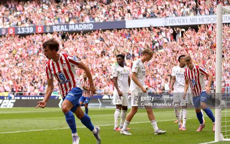 Trực tiếp bóng đá Atletico Madrid - Real Madrid: "Kền kền trắng" vỡ trận (La Liga) (Hết giờ) - 1