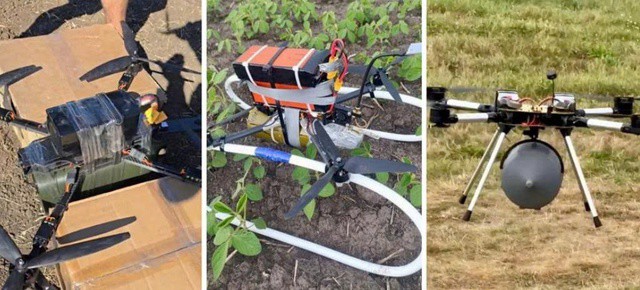 Hệ thống máy bay không người lái cáp quang của Nga. (Nguồn: Forbes)