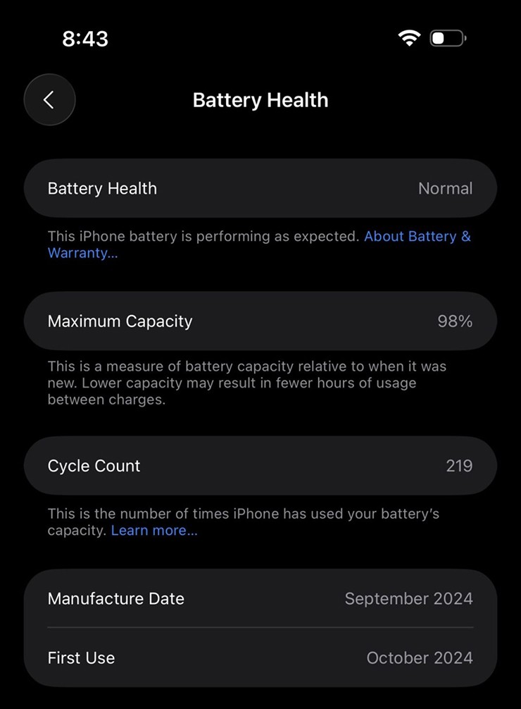 Nếu hình thành thói quen tốt, pin iPhone có thể có tuổi thọ khá dài.