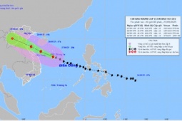 Thời điểm bão số 10 đổ bộ mạnh nhất vào đất liền nước ta