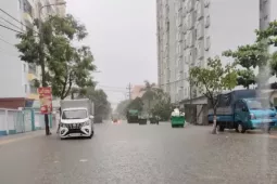 Tin tức trong ngày - Mưa trắng trời, nhiều tuyến đường ở Đà Nẵng hóa sông