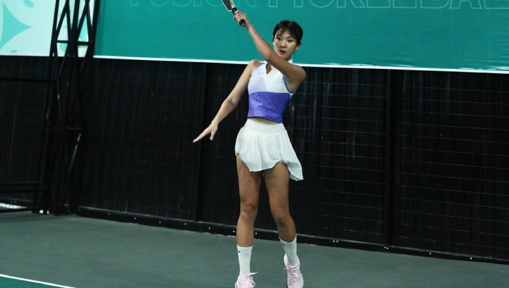 Vén váy thi đấu là sở thích với cô gái xinh đẹp này. Nguồn ảnh Instagram nhân vật 