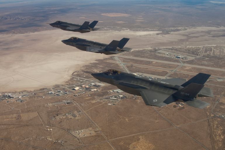 Các chiến đấu cơ F-35 của Mỹ. Ảnh: Reuters