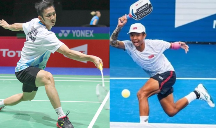 Tiến Minh (bên trái) sẽ so tài Quang Dương (bên phải) theo luật cầu lông vào ngày 28/9 tại TP Hồ Chí Minh