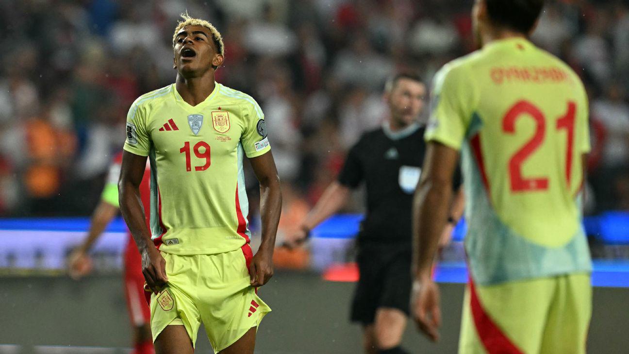 Yamal bị chấn thương trên tuyển do thi đấu quá tải