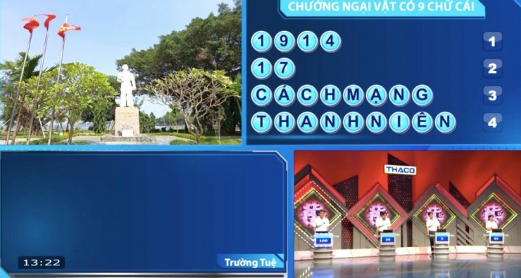 Trường Tuệ nhanh chóng giải mã ẩn số chướng ngại vật.