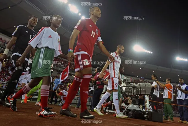 Tiền đạo Emilio Nsue của làng bóng Guinea Xích Đạo từng bị FIFA cấm thi đấu quốc tế. Ảnh: EPA.
