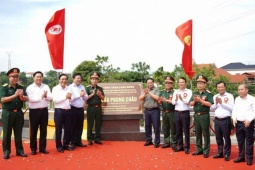 Khánh thành cầu Phong Châu sau 9 tháng cấp tập thi công