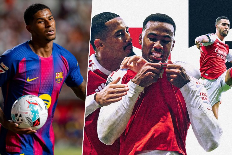 Arsenal lại thắng trong thấp thỏm, Barcelona nâng tầm Rashford (Clip 1 phút)