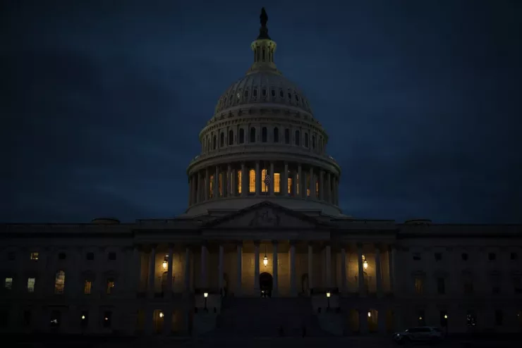 Tòa nhà quốc hội Mỹ. Ảnh: THE NEW YORK TIMES