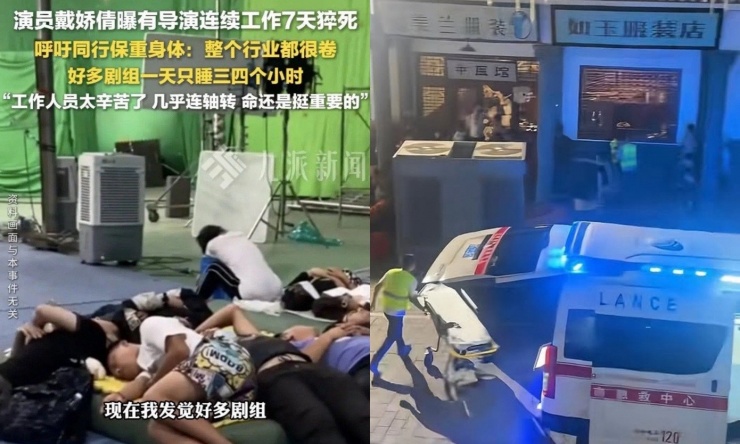 Môi trường làm việc khắc nghiệt tại các đoàn phim ngắn khiến nhân viên và diễn viên kiệt sức, nhiều trường hợp đột tử.