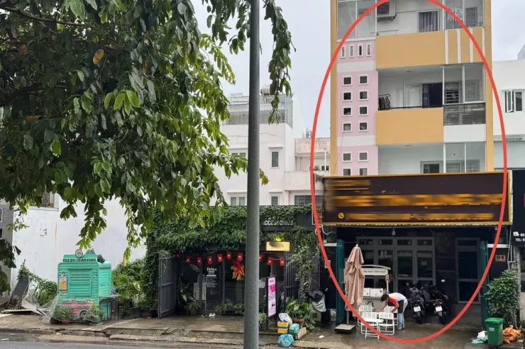 Căn nhà bà T xây nhầm trên đất bà H. Ảnh: HT