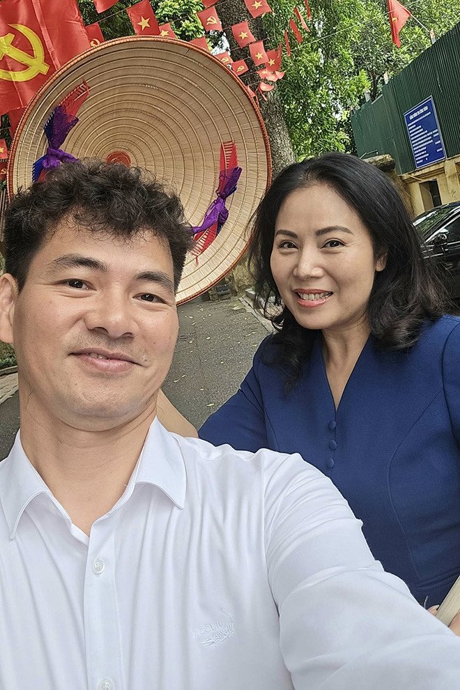 NSND Xuân Bắc và diễn viên Thanh Hiền. 