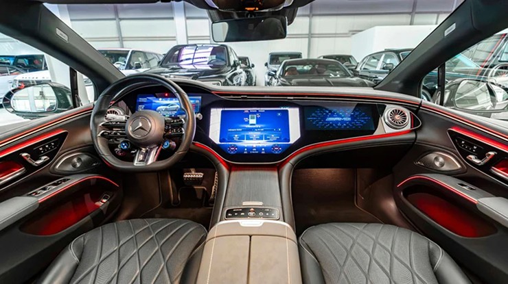 Nội thất hạng sang của&nbsp;Mercedes-AMG EQS 2025.