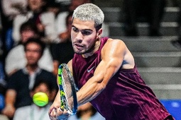 Video tennis Alcaraz - Ruud: Bừng tỉnh đúng lúc, đoạt vé chung kết (Japan Open)