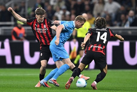 Video bóng đá AC Milan - Napoli: Cơn choáng hiệp 1, nỗ lực cuối trận không đủ (Serie A)