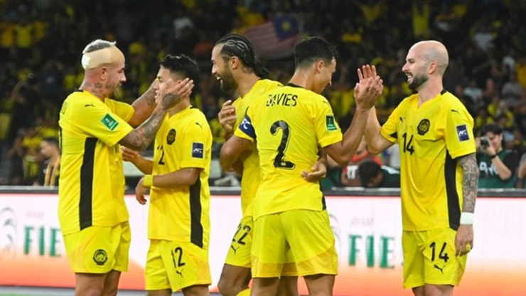 Malaysia đang nắm lợi thế lớn trong cuộc cạnh tranh tấm vé dự Asian Cup 2027