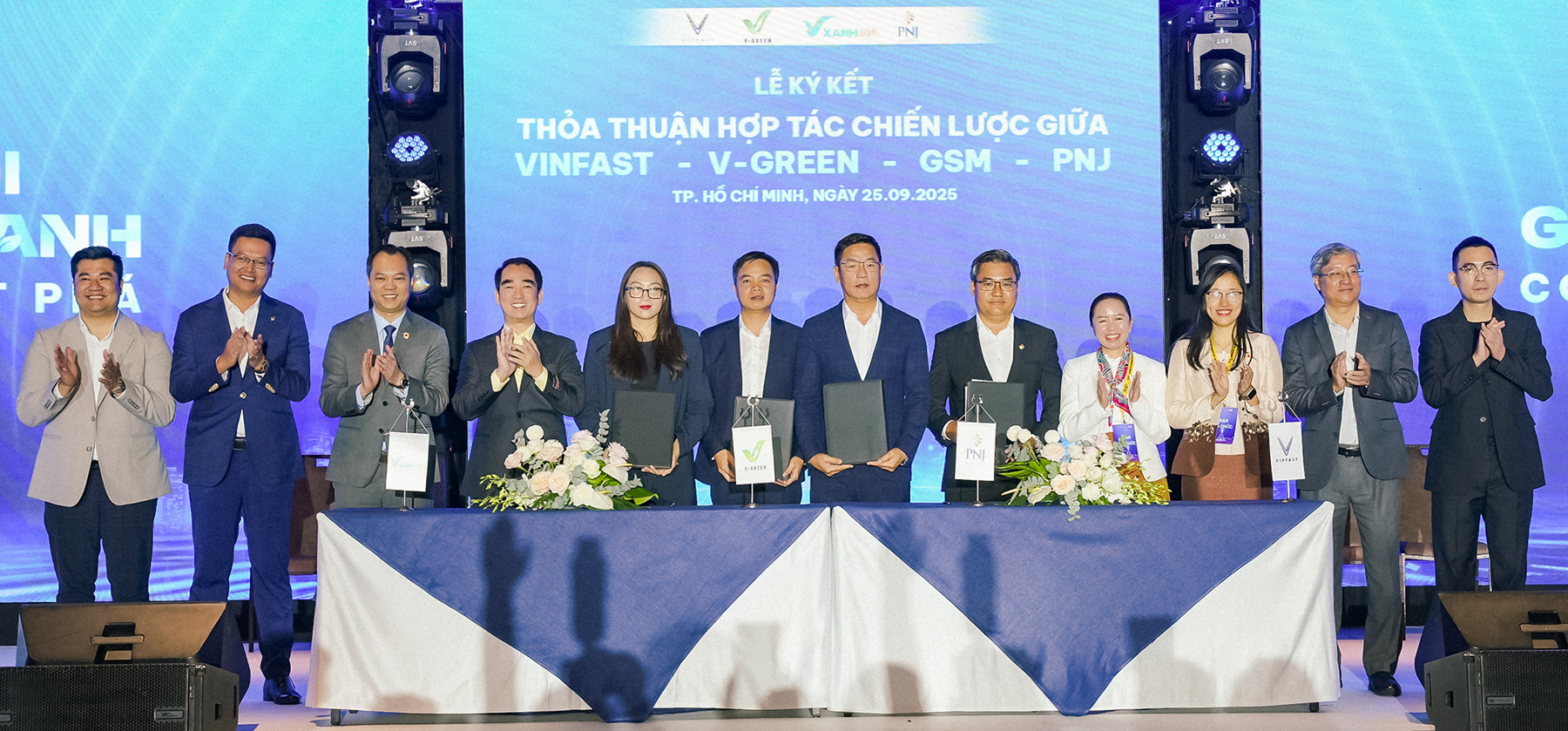 PNJ hợp tác cùng VinFast, GSM và V-Green thúc đẩy giao thông xanh trong doanh nghiệp - 1