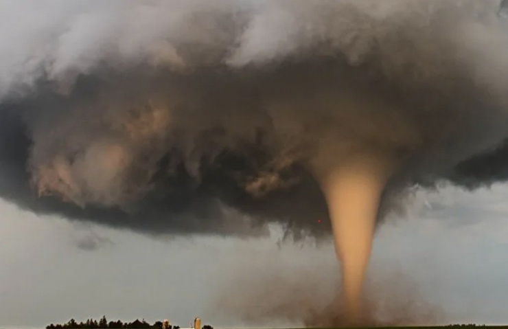 Một trận lốc xoáy ở Iowa, Mỹ. (Ảnh: NOAA)