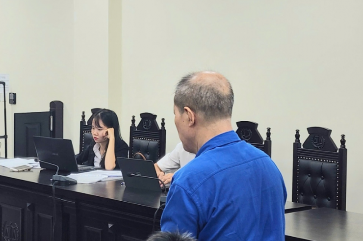 Bị cáo Ngô Văn Vinh tại tòa.