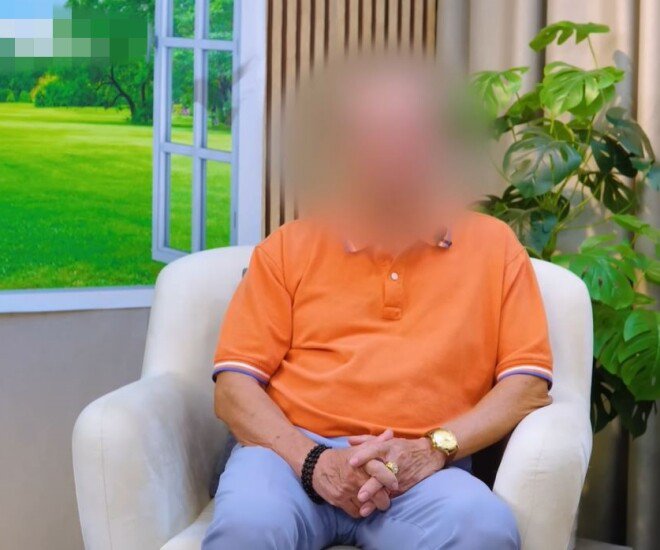 Chú A chia sẻ câu chuyện của mình.