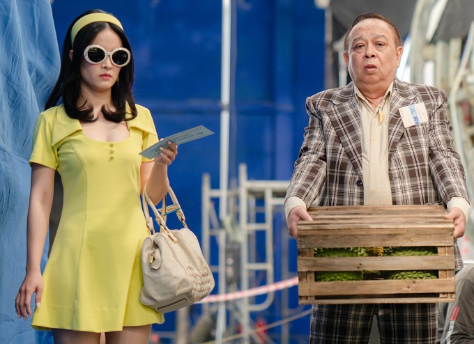 Thiên Tú đóng cô nàng đỏng đảnh, yêu nghệ sĩ Tiểu Bảo Quốc trong 'Tử chiến trên không'.