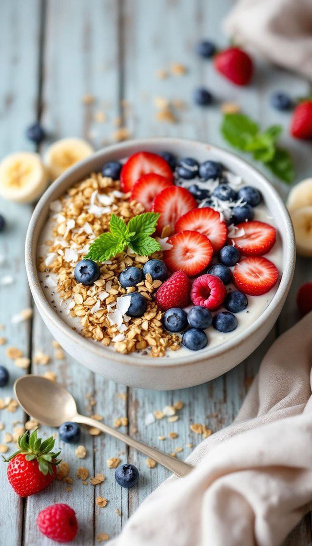 Trái cây giàu vitamin, khoáng chất và chất xơ, giúp cung cấp năng lượng mà không làm tăng nhiều calo.