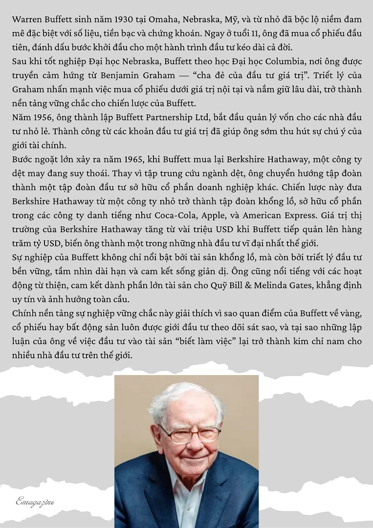 Vàng tăng như lên đồng, huyền thoại đầu tư Warren Buffett vẫn quay lưng: Tại sao? - 3