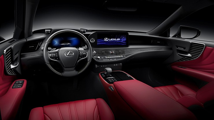 Nội thất của Lexus LS500 AWD Heritage Edition 2026.