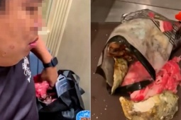 Thị trường - Tiêu dùng - Khách bị bắt quả tang giấu đầy túi hải sản, thịt bò khi ăn buffet