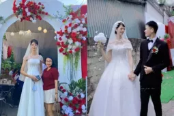 Bạn trẻ - Cuộc sống - Danh tính cô dâu cao 1m85 ở Tuyên Quang viral mạng xã hội