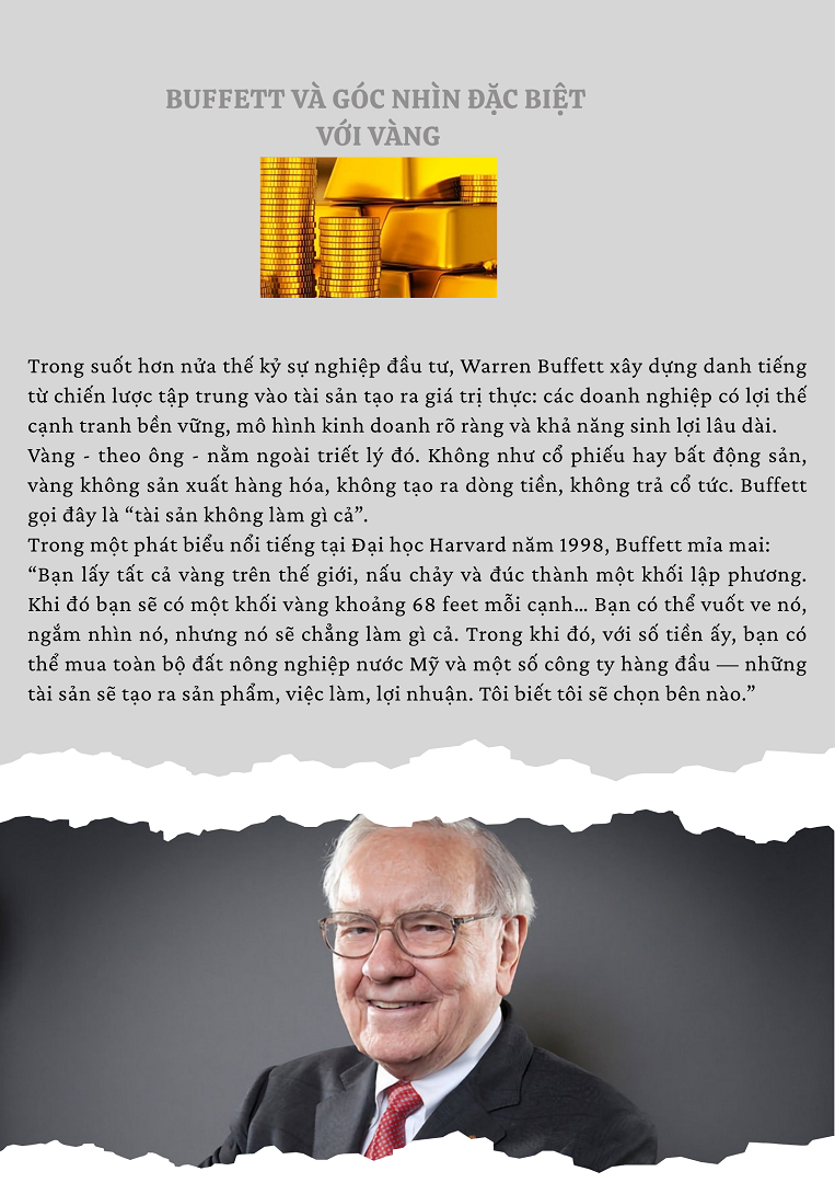 Vàng tăng như lên đồng, huyền thoại đầu tư Warren Buffett vẫn quay lưng: Tại sao? - 5