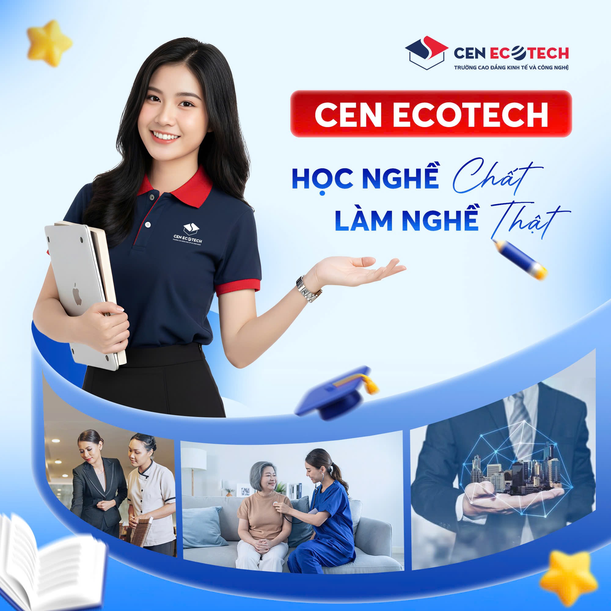 Cen EcoTech là Trường Cao đẳng đầu tiên tại miền Bắc đào tạo Kinh doanh Bất động sản.