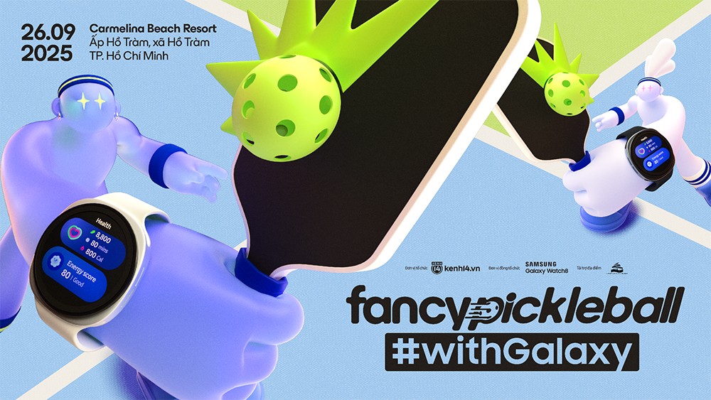 Fancy Pickleball chính thức quay trở lại với sự đồng hành của Samsung với dòng sản phẩm Galaxy Watch8 Series