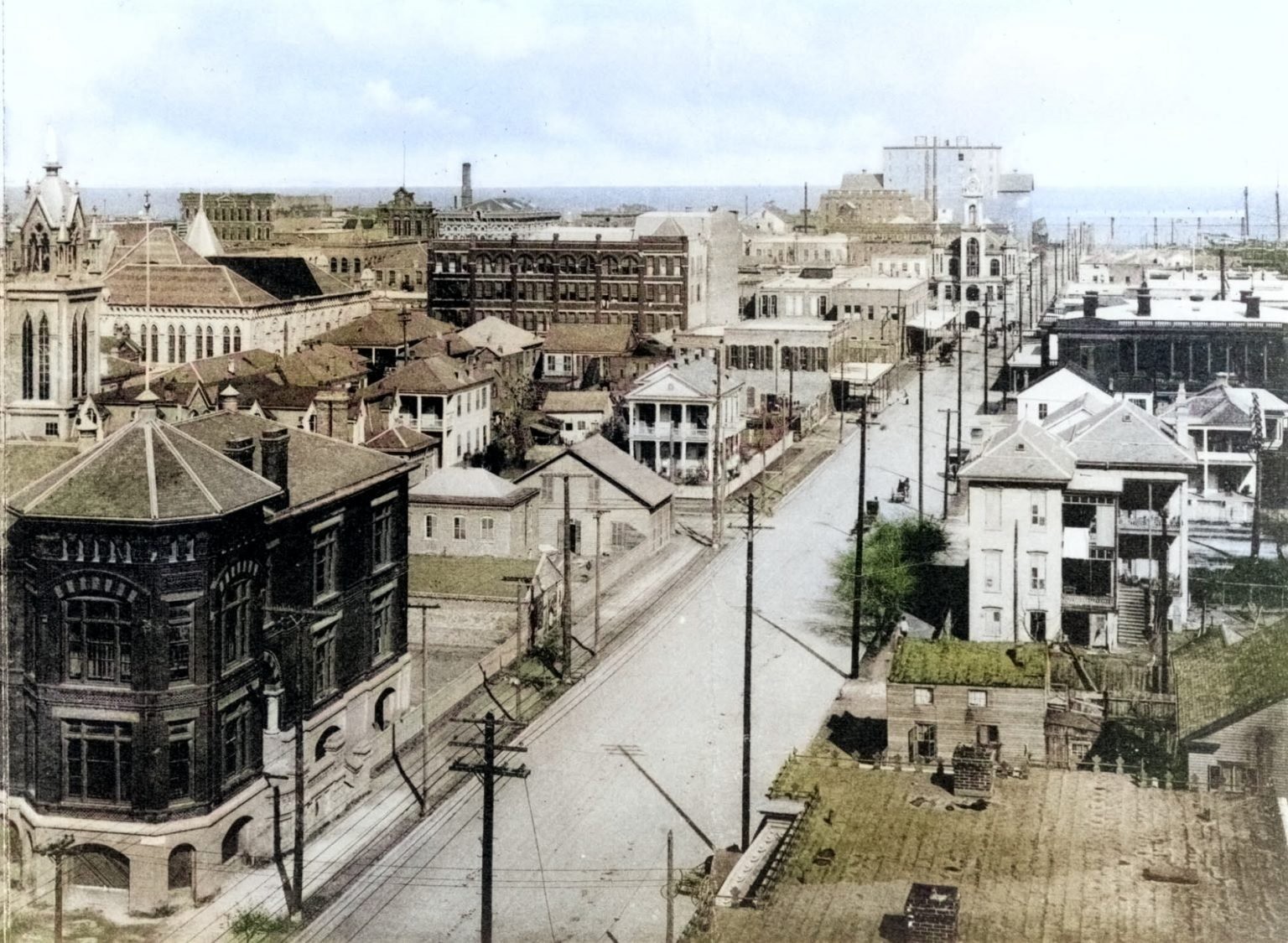 Thành phố Galveston năm 1899. Ảnh: Galveston and Texas History Center