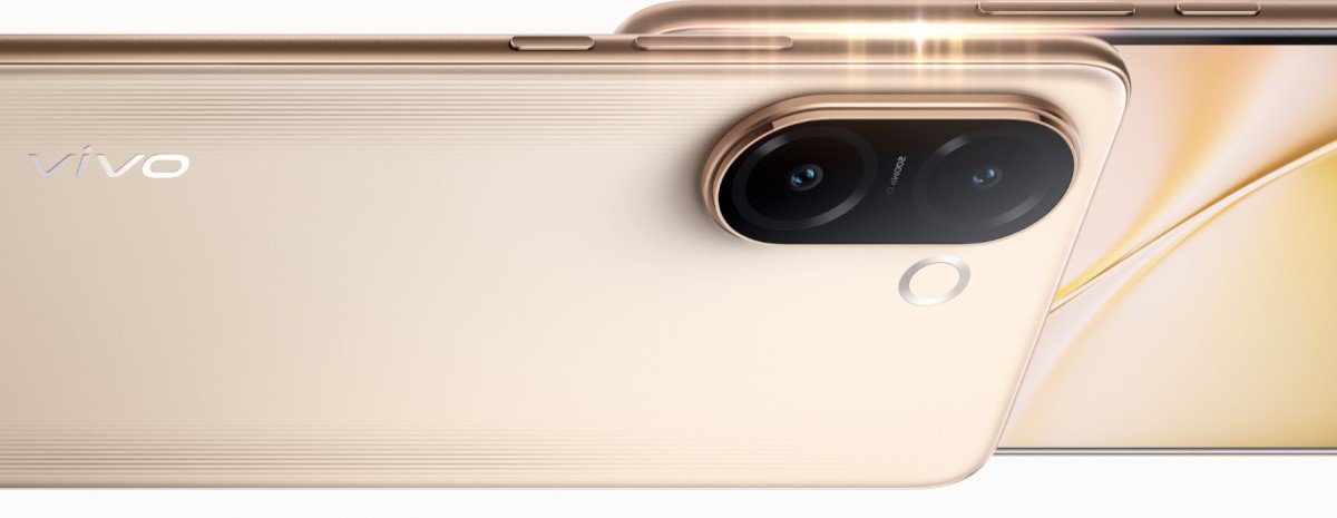 Vivo V60e màu vàng cực đẹp.