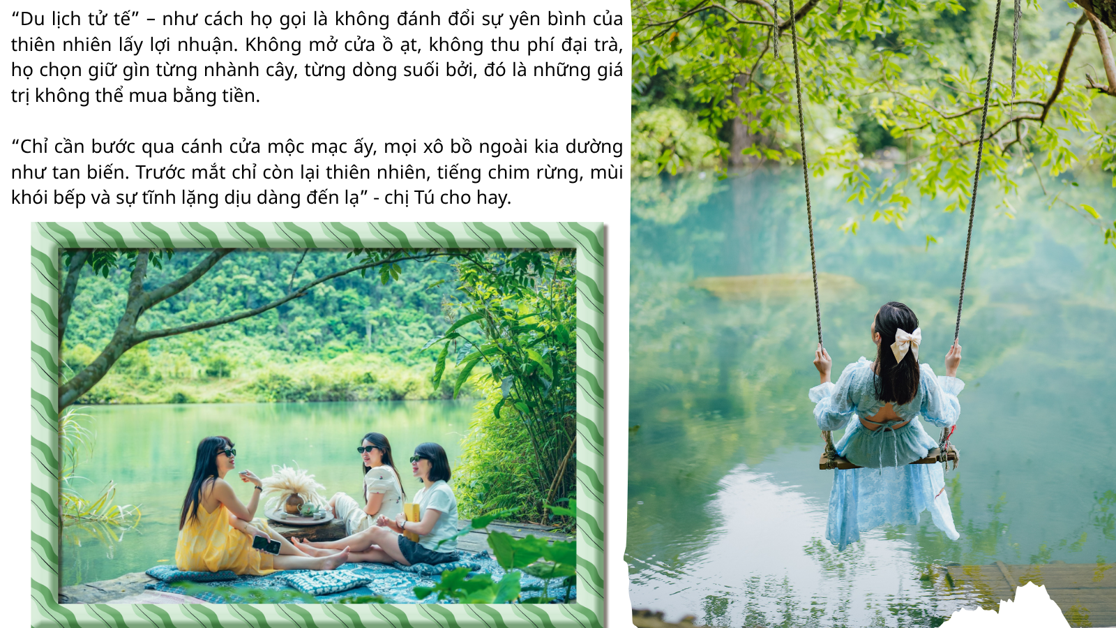 Biến quê hương xinh đẹp thành điểm du lịch "chữa lành" - 9