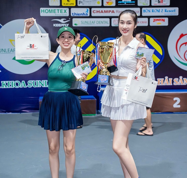 Người đẹp Kiều Trinh vỡ òa lần đầu vô địch, dàn sao quy tụ ở giải Pickleball Charity Cup - 5