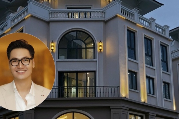 Gia đình Mạnh Trường chuyển về biệt thự 5 tầng ở Hưng Yên