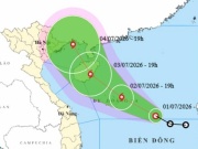Tin áp thấp nhiệt đới sắp mạnh thành bão số 1 và thời tiết mưa lớn tại Hà Nội