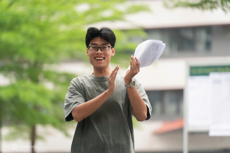 Thí sinh thi tốt nghiệp THPT 2026 tại Hà Nội. Ảnh: Hoàng Giang